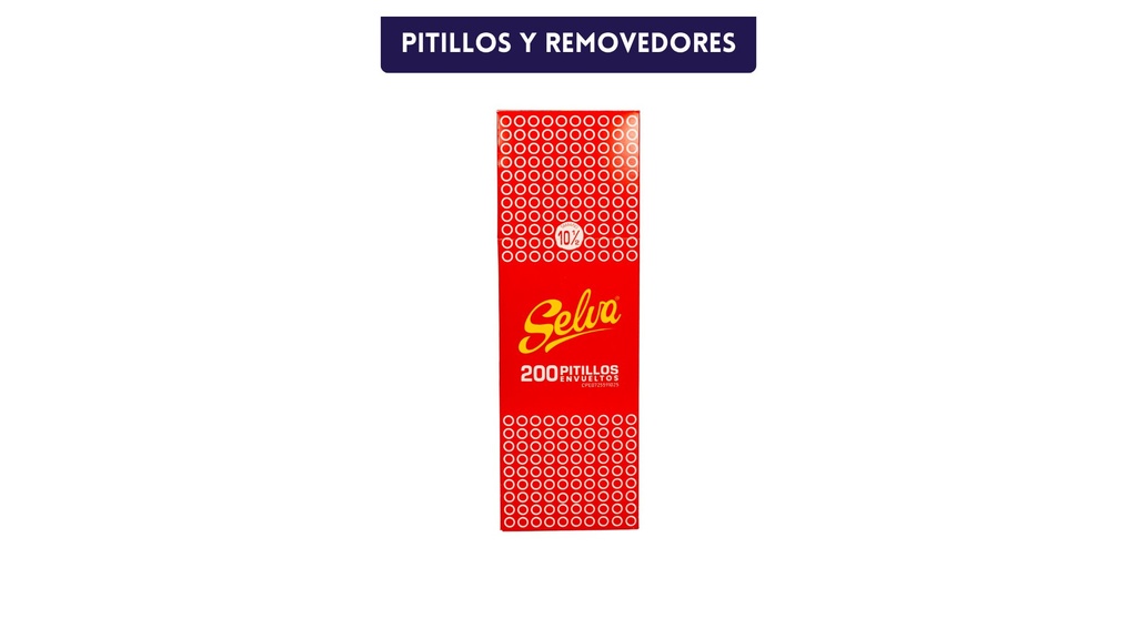 Pitillo Envuelto Traslúcido 10 1/2"