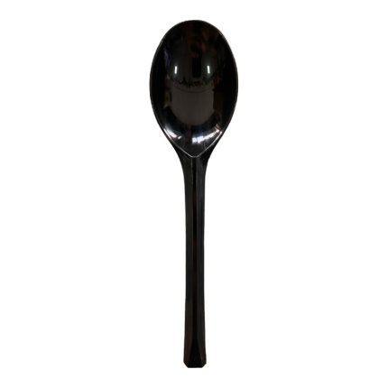 Cucharita Postre Negra Empacada