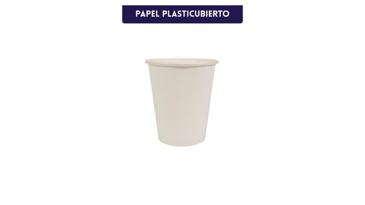 [MUVWW-00600100-C] Vaso de Papel 6 onzas Blanco