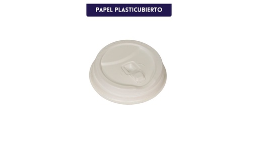 [STTHW-00600001] Tapa Blanca para Vaso de Papel 6 onzas
