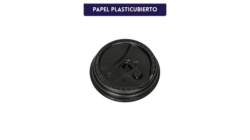 [STTHK-00600001] Tapa Negra para Vaso de Papel 6 onzas